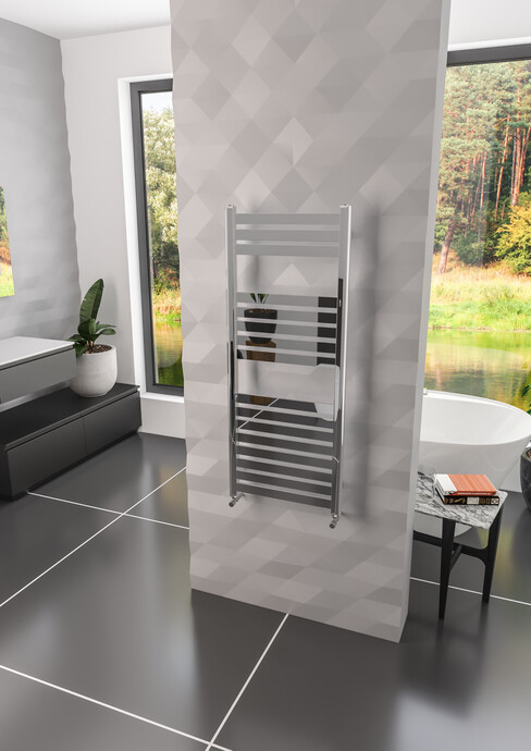 Warma Urla Çelik Dizayn Krom Havlupan 600x1200