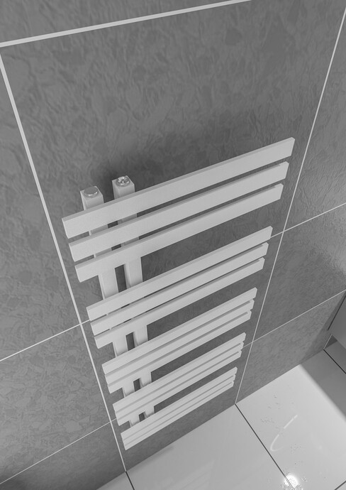 Warma Elche Çelik Dizayn Boyalı Havlupan 500x1200