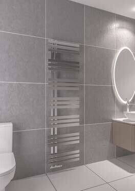 Warma Elche Çelik Dizayn Krom Havlupan 600x1800