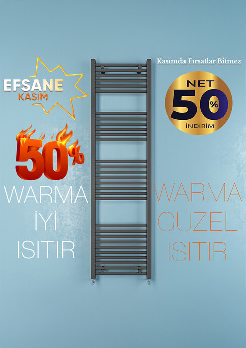 Warma - Warma Fina Çelik Boyalı Havlupan 500x1800
