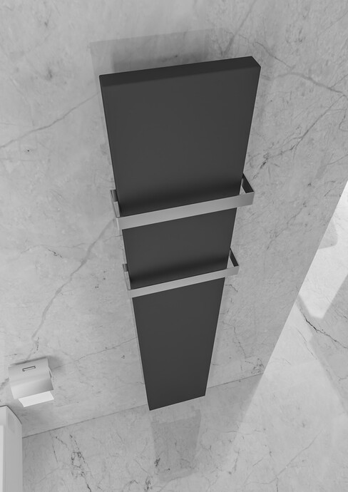 Warma Salda Banyo Dikey Çelik Radyatör 310x1800