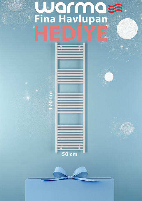 Warma - Warma Fina Çelik Boyalı Havlupan 500x1700 / 500X1800